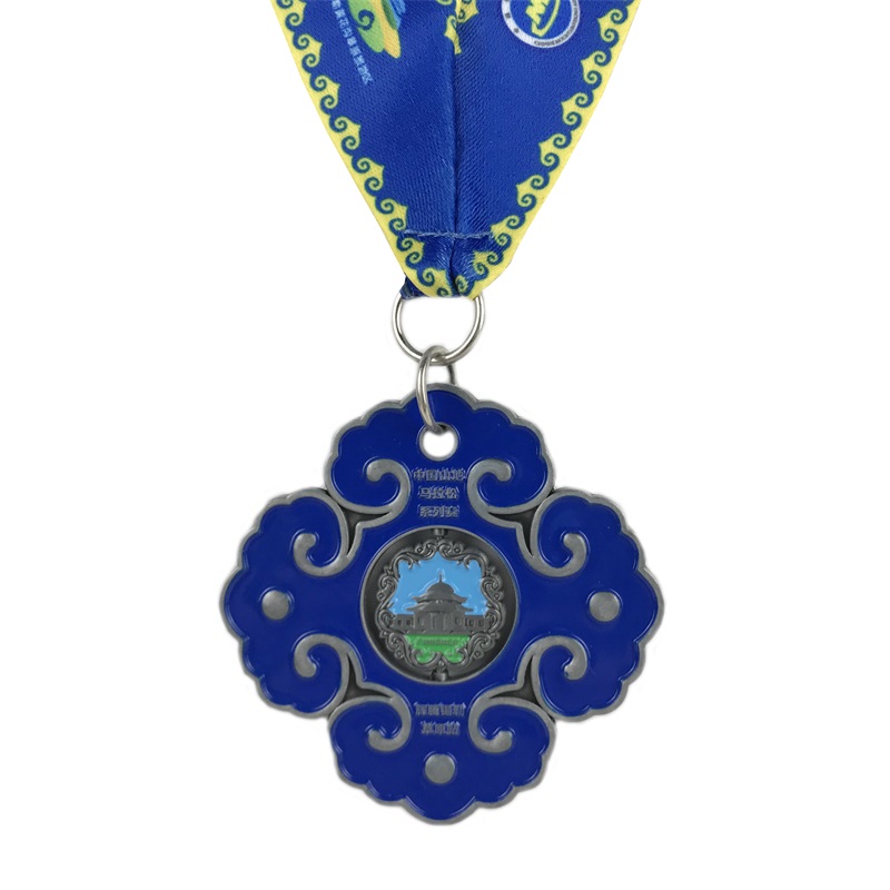 Medalha de corrida metálica personalizada de excelente qualidade para maratona esportivo de medalhões de esmalte macio